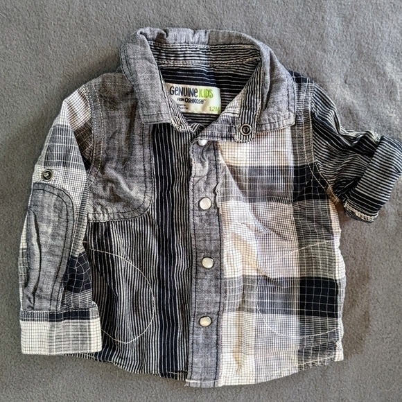 OshKosh B'gosh Other - Osh Kosh B'Gosh striped button down long sleeve shirt size 18 months